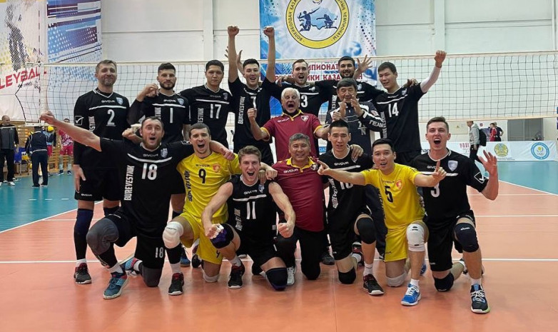 «Буревестник» стал чемпионом Казахстана по волейболу среди мужчин