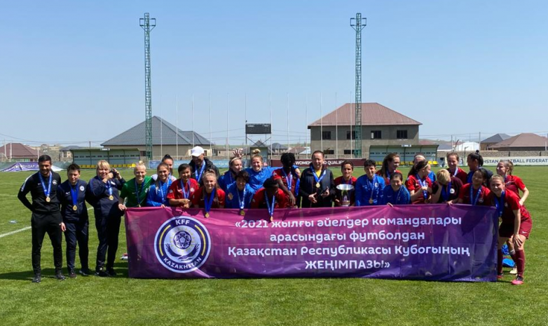 «БИИК-Казыгурт» стал обладателем Кубка Казахстана по футболу среди женщин