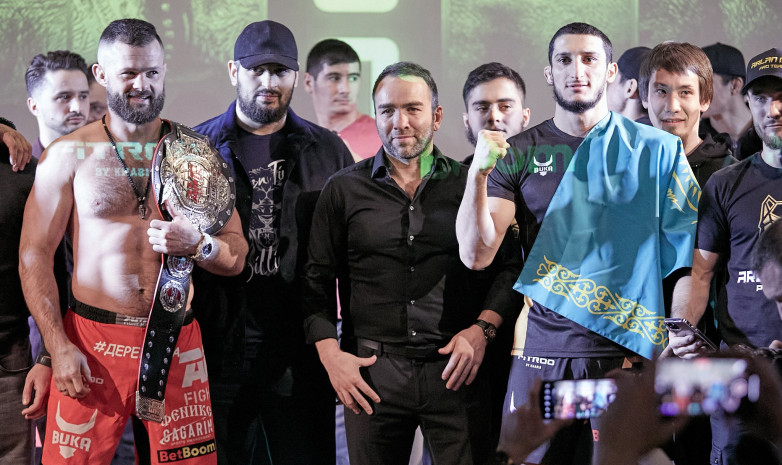 Дмитрий Бикрев жестко нокаутировал Гойти Дазаева в чемпионском бою турнира AMC FN 100 