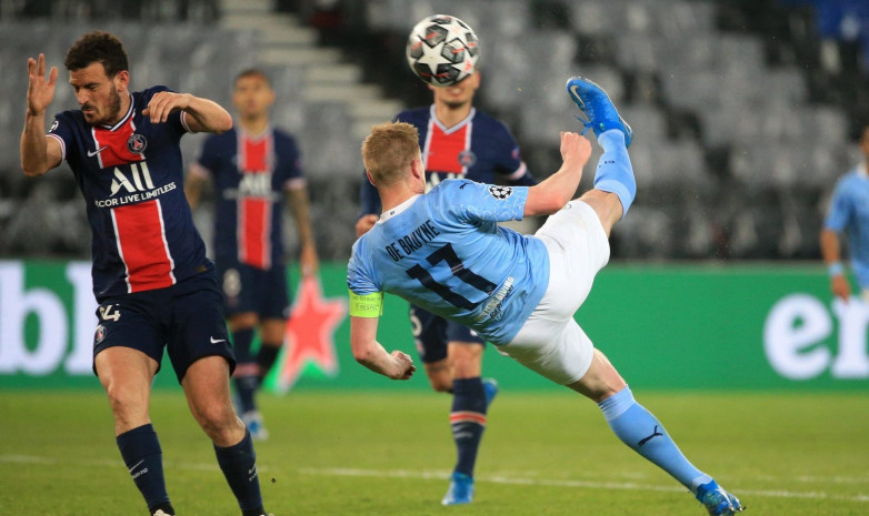 «Манчестер Сити» обыграл ПСЖ в первом матче 1/2 финала Лиги чемпионов