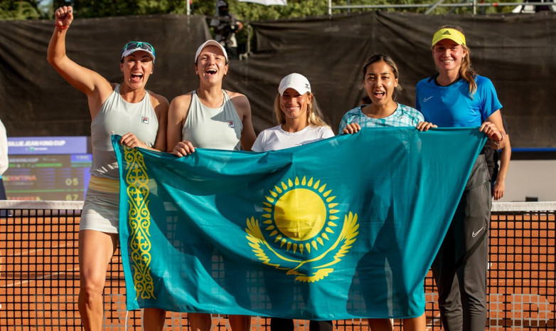 Женская сборная Казахстана обыграла Аргентину в Кубке Билли Джин Кинг 