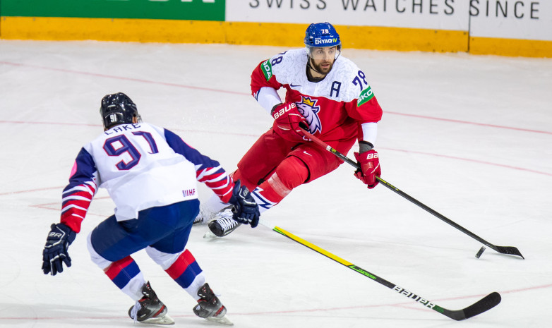 Чехия победила Великобританию в матче чемпионата мира по хоккею в Риге