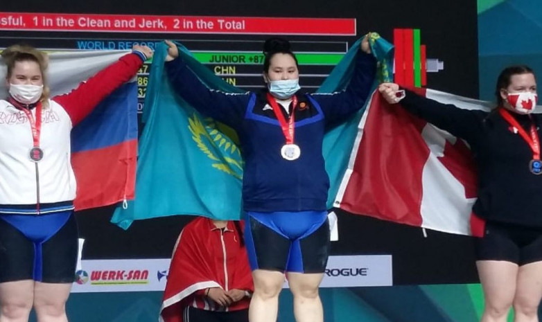 Казахстанская тяжелоатлетка стала обладательницей «золота» юниорского чемпионата мира в Ташкенте 