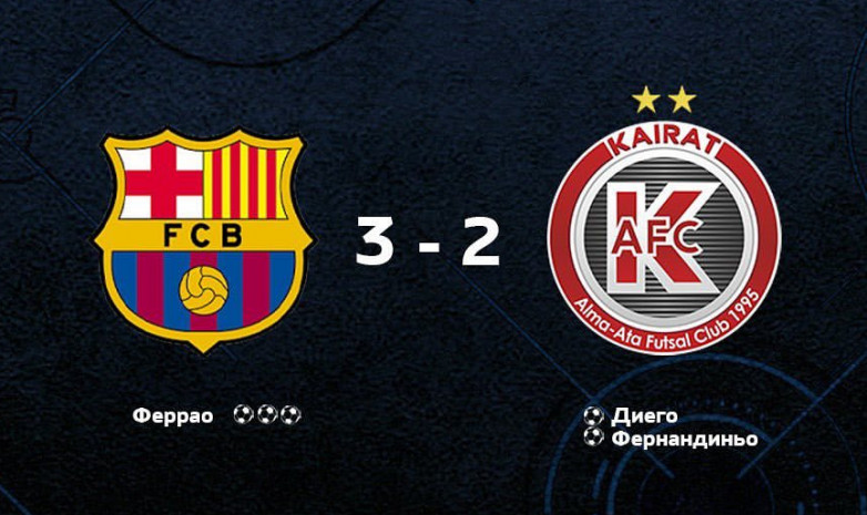 «Кайрат» проиграл «Барселоне» в полуфинале Лиги чемпионов