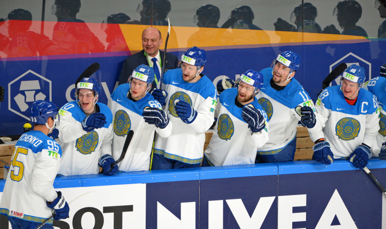 Сборная Казахстана стала второй в двух ключевых статистических показателях среди всех участников группового турнира ЧМ по хоккею