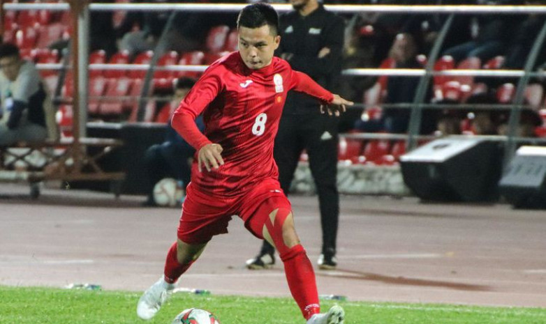 Гулжигит Алыкулов забил и отдал голевой пас за сборную Кыргызстана в отборочном матче ЧМ-2022