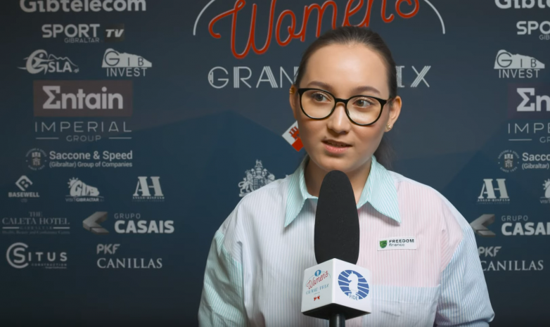 ВИДЕО. Жансая Абдумалик рассказала о победе на женском Гран-при ФИДЕ в Гибралтаре