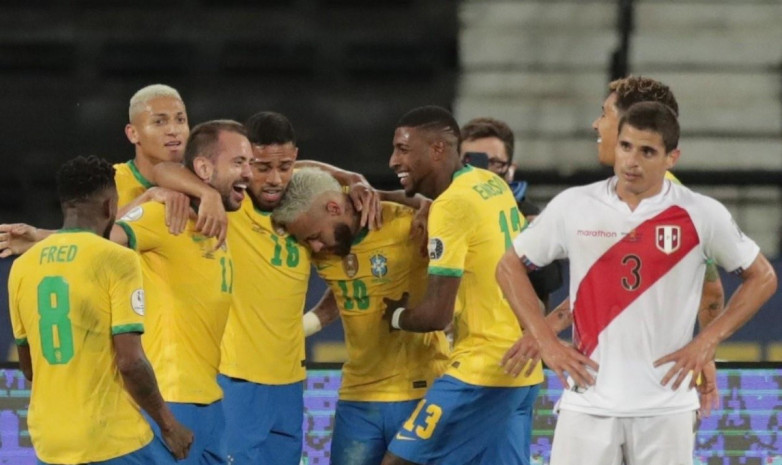 Бразилия разгромила Перу, Колумбия и Венесуэла сыграли вничью на Кубке Америки-2021