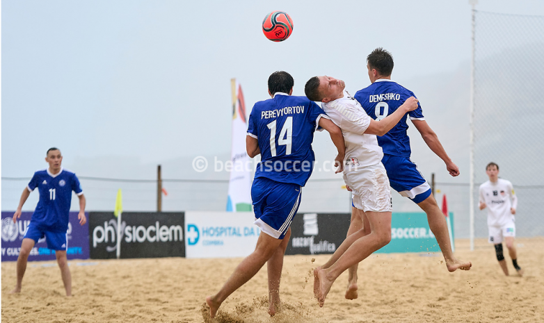 Сборная Казахстана уступила Дании в матче «отбора» на ЧМ по пляжному футболу