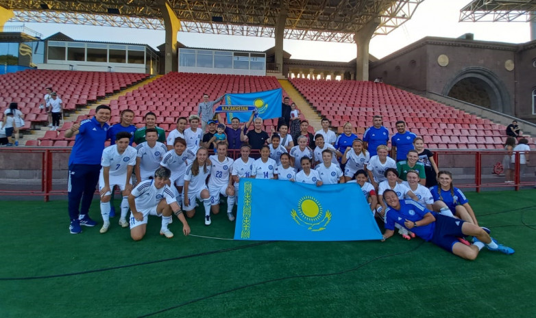 Женская сборная Казахстана разгромила Армению в товарищеском матче