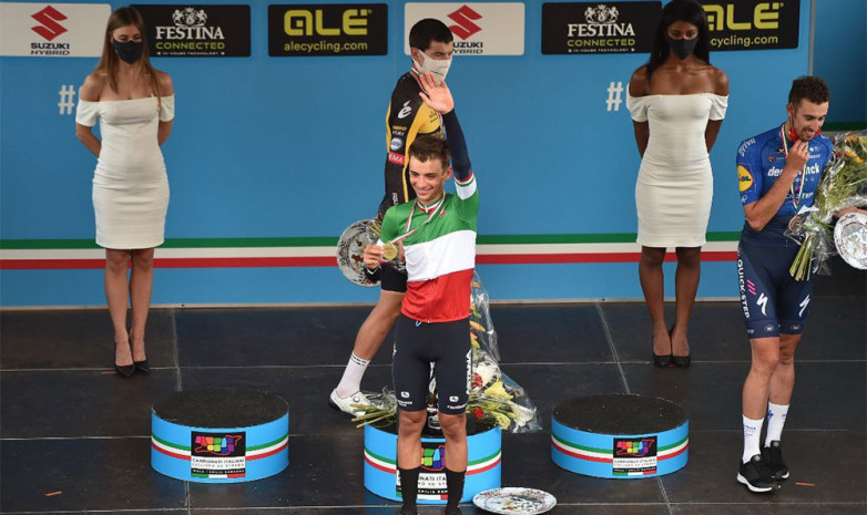 Гонщик  «Астаны» Маттео Собреро стал чемпионом Италии в разделке