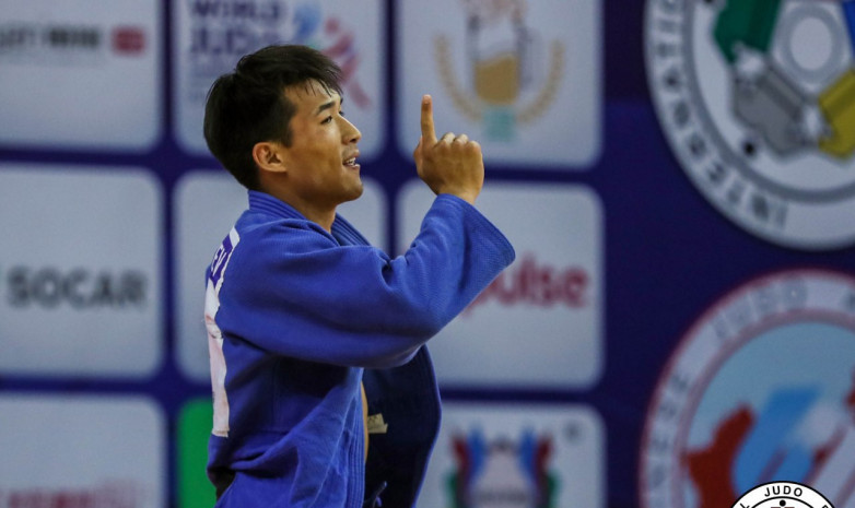 Казахстанский дзюдоист вышел в финал чемпионата мира в Венгрии