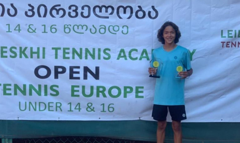 Юный казахстанский теннисист продолжает покорять Европу