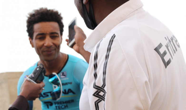 Мерхави Кудус из «Астаны» стал 2-м в групповой гонке на чемпионате Эритреи