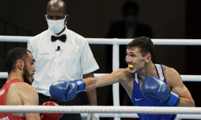 «Рад, что выиграл». Серик Темиржанов прокомментировал победу в стартовом раунде боксерского турнира на ОИ-2020