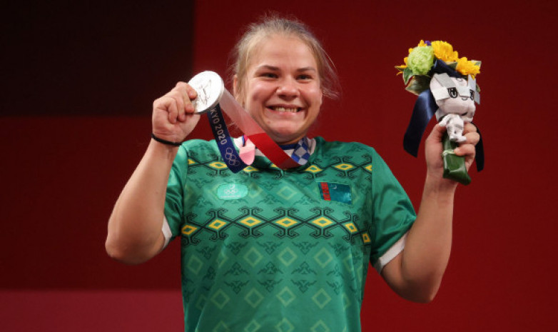 Полина Гурьева выиграла первую олимпийскую медаль для Туркменистана 