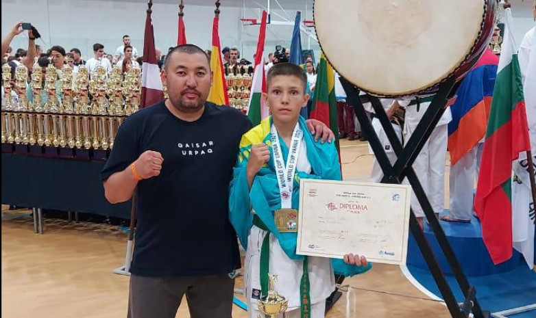 Акмолинский каратист стал чемпионом Кубка мира в Болгарии