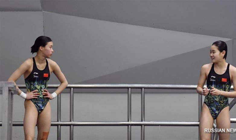 Китаянки выиграли золото Олимпиады-2020 в синхронных прыжках в воду с вышки