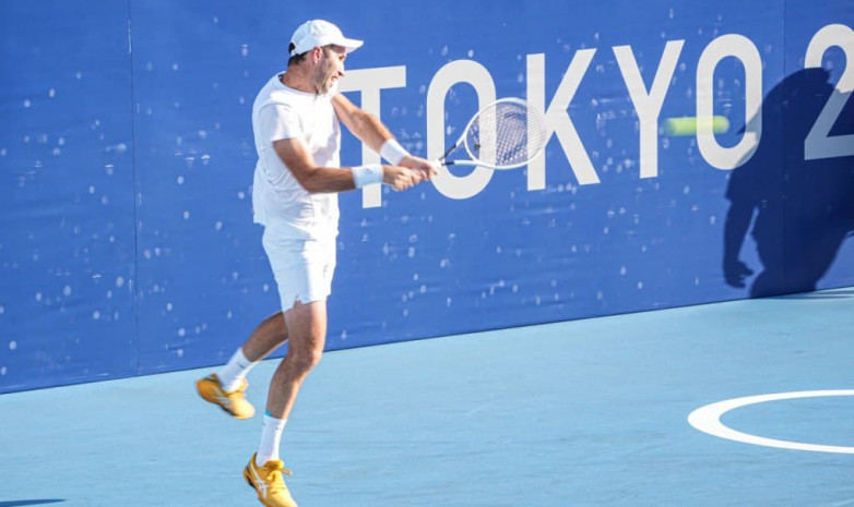 Казахстанский теннисист завершил борьбу на Олимпийских играх в Токио