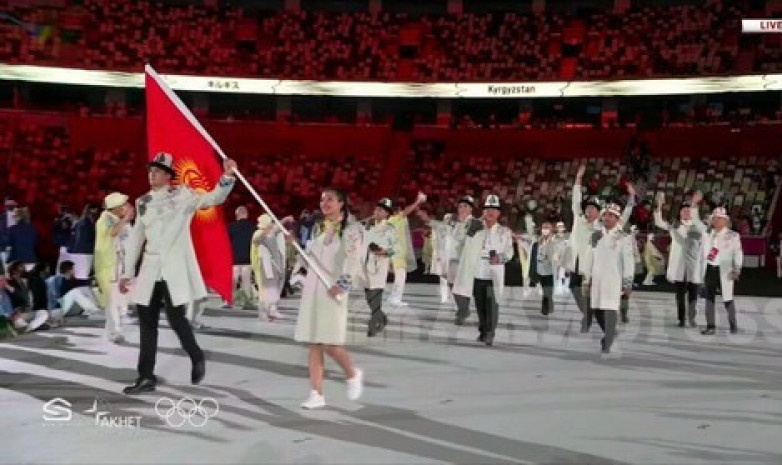 ФОТО. Кыргызстан на открытии Олимпиады в Токио