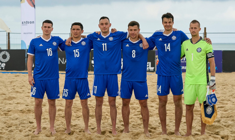Сборная Казахстана по пляжному футболу стартовала с победы в Евролиге-2021