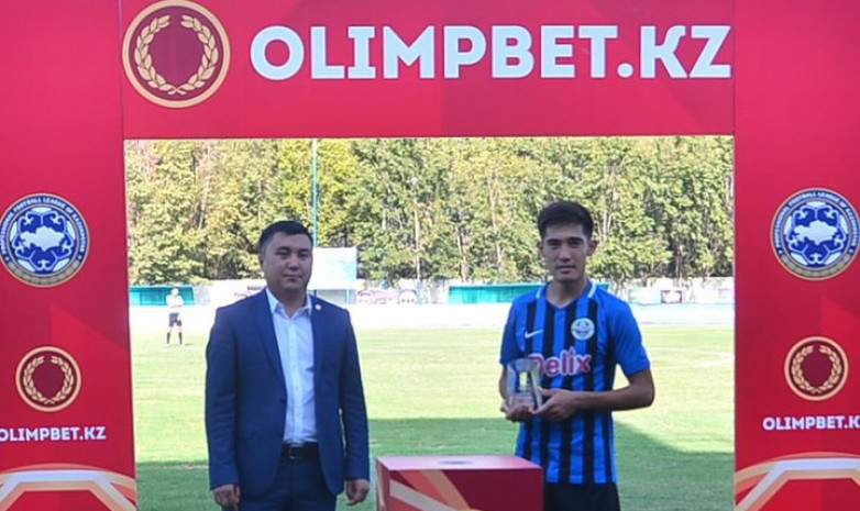Защитник «Мактаарала» получил награду за лучший гол в июле в чемпионате Казахстана