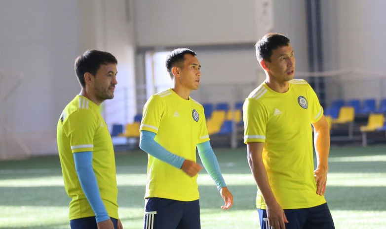 Национальная сборная Казахстана начала подготовку к матчам квалификации ЧМ-2022. ФОТО
