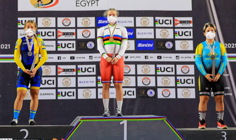 Казахстанка Юлия Голубкова стала бронзовым призером чемпионата мира по велоспорту на треке среди юниоров