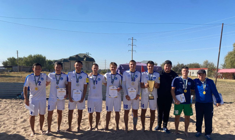 Определился чемпион Казахстана по пляжному футболу