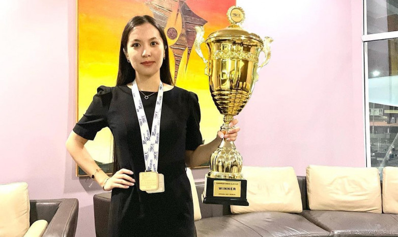 Динара Садуакасова стала обладательницей командного Кубка Европы по шахматам