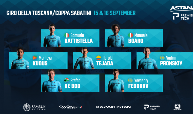 «Astana» командасының Италиядағы веложарысқа қатысатын құрамы белгілі