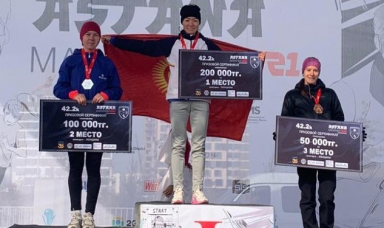Гульшаной Сатарова выиграла марафон в Нур-Султане