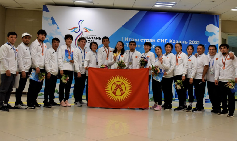 Игры стран СНГ: Сборная Кыргызстана по борьбе завоевала 14 медалей
