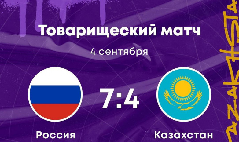 Сборная Казахстана проиграла России перед чемпионатом мира в Литве