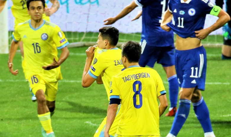 Зайнутдинов обратился к болельщикам после матча между сборными Казахстана и Боснии и Герцеговины 