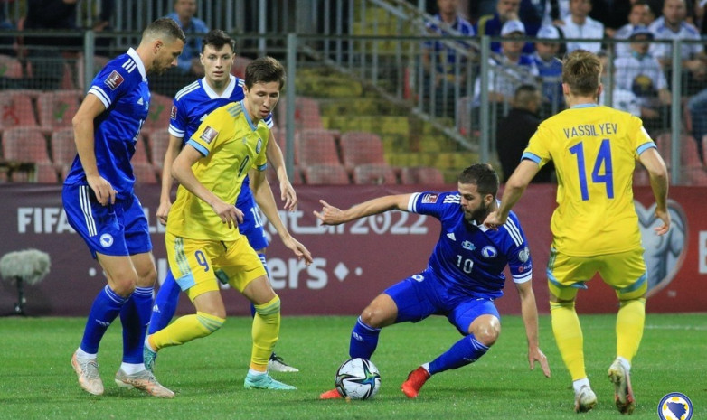Прямая трансляция матча Казахстан – Босния и Герцеговина