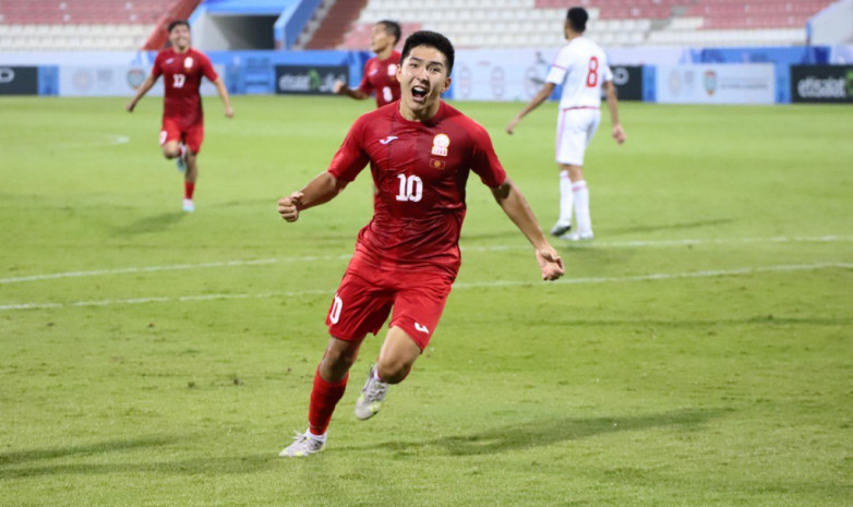 Отбор Кубка Азии U-23: Победный гол Шаршенбекова пяткой. ВИДЕО