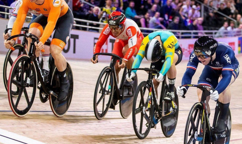 Сборная Казахстана по велоспорту на треке завершила выступление на чемпионате мира в Рубе