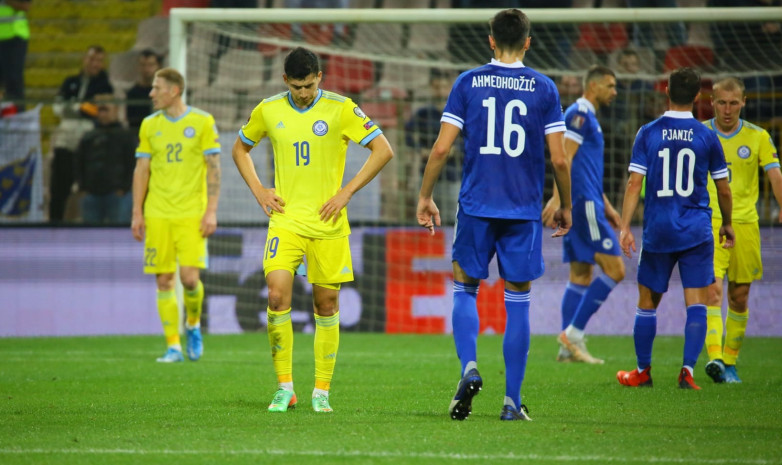 Казахстан уступил Боснии и Герцеговине в матче отбора на чемпионат мира – 2022