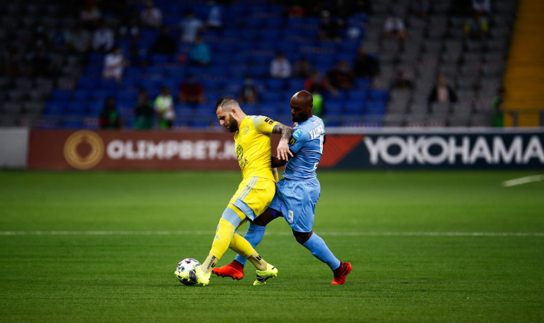 «Қайрат» 25-турдың орталық матчында «Астананы» жеңді. Елодалық клуб екінші орынға түсті