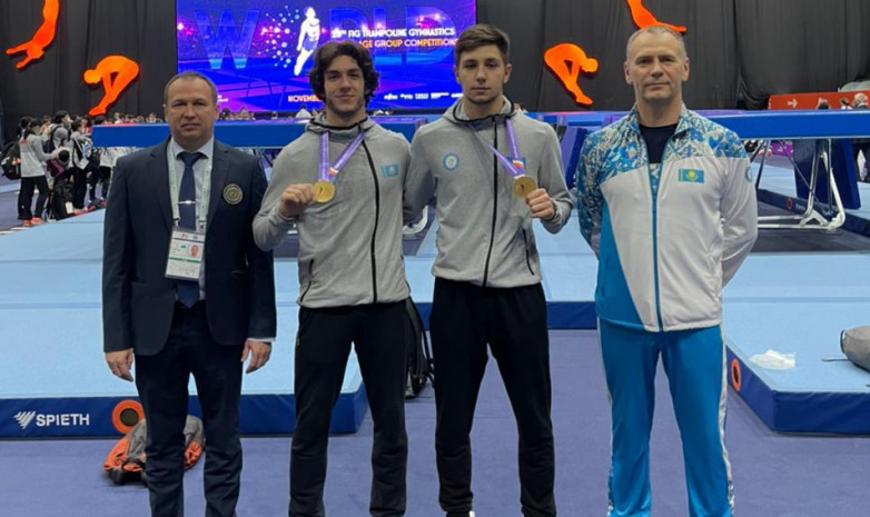 Казахстанцы стали чемпионами мира по батутной гимнастике