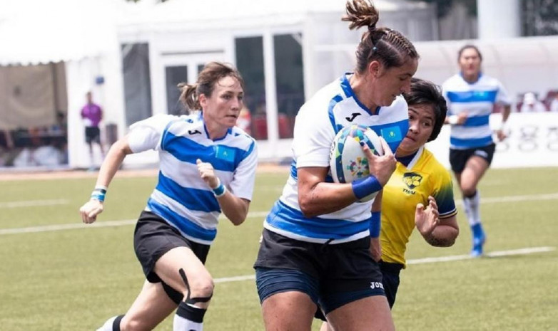 Женская сборная Казахстана разгромила Филиппины на азиатской серии по регби-7