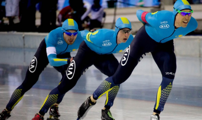 Мужская сборная Казахстана стала пятой в командном преследовании на ЭКМ по конькобежному спорту 