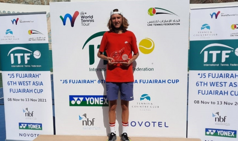 Казахстанский теннисист стал абсолютным чемпионом турнира серии ITF в ОАЭ