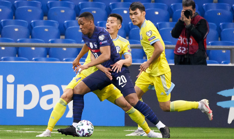 Сборная Казахстана разгромно проиграла Франции в последнем матче отбора на чемпионат мира – 2022