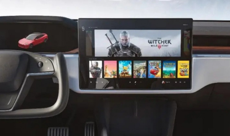 У автомобилей Tesla удалят возможность играть в видеоигры
