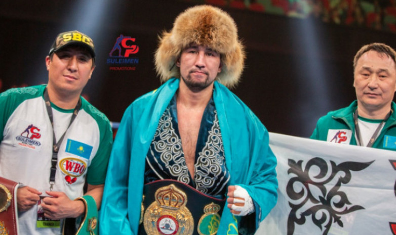 Латвийский боксер обратился к Айдосу Ербосынулы на казахском языке 