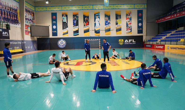 Видео тренировки сборной Казахстана перед чемпионатом Европы