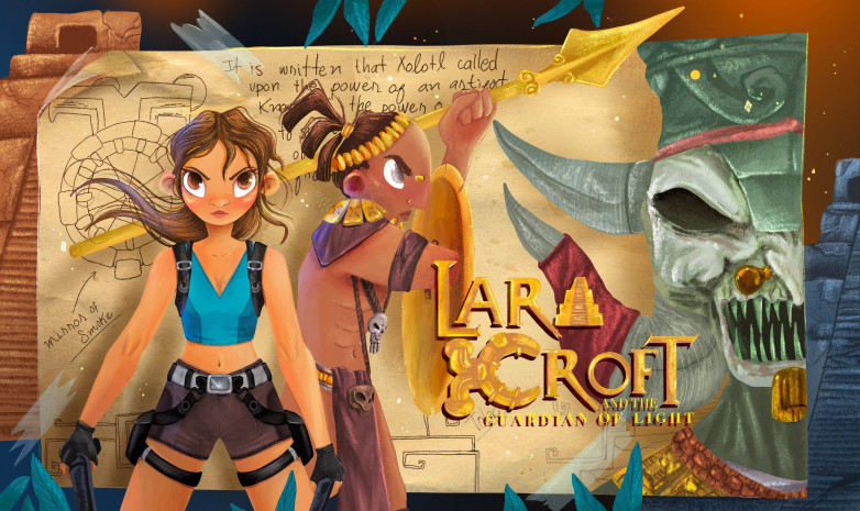 Crystal Dynamics показала переосмысленную обложку Lara Croft and the Guardian of Light