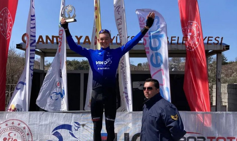 Казахстанец Стрельников получил специальный приз по итогам велогонки в Турции